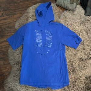 Duke Nike short sleeve hoodie